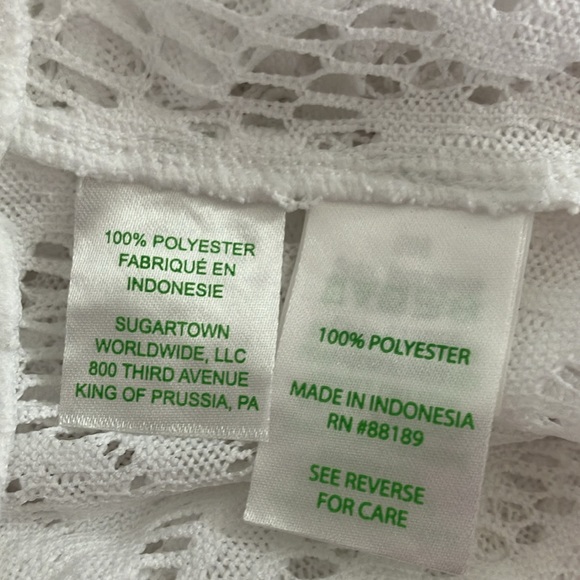 Lilly Pulitzer Finley NEW white beach resort lace cover up size L NWT - Picture 11 of 12